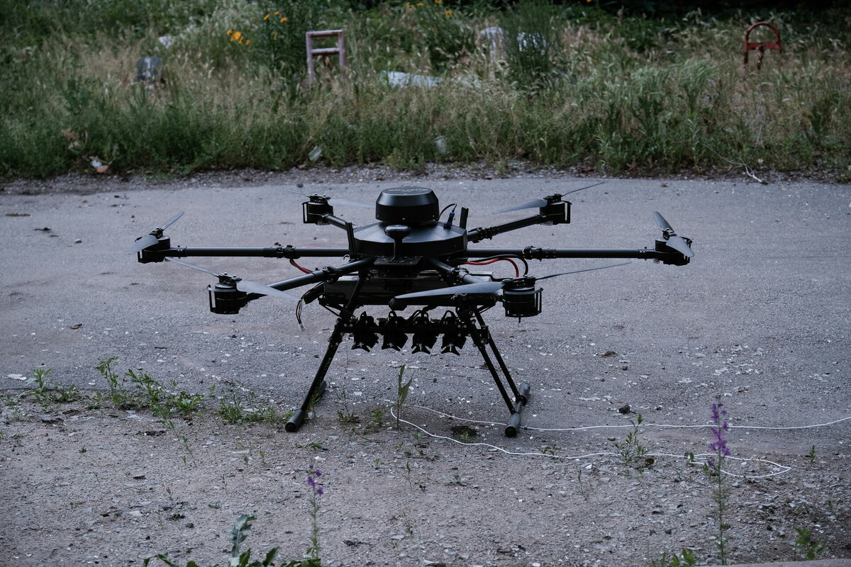 Ukraiņu izmantots drons, attēls ilustratīvs. Foto: EPA/Maria Senovilla