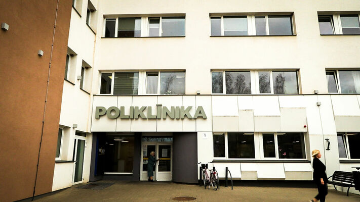 Jēkabpils slimnīcas poliklīnika. Foto: ReTV