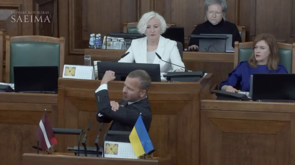 Foto: Ekrānuzņēmums/Saeima
