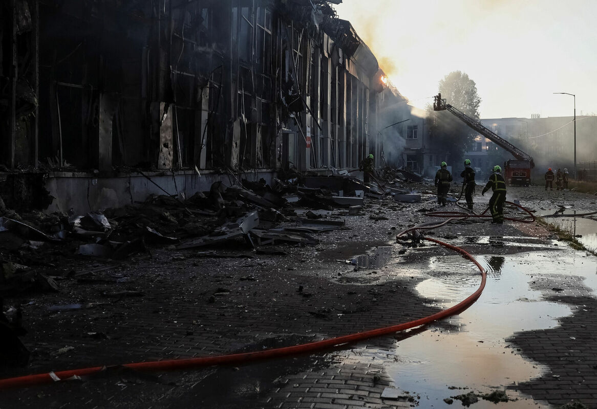 Krievijas nodarītie postījumi Kijivā. Foto: REUTERS/Anatolii Stepanov