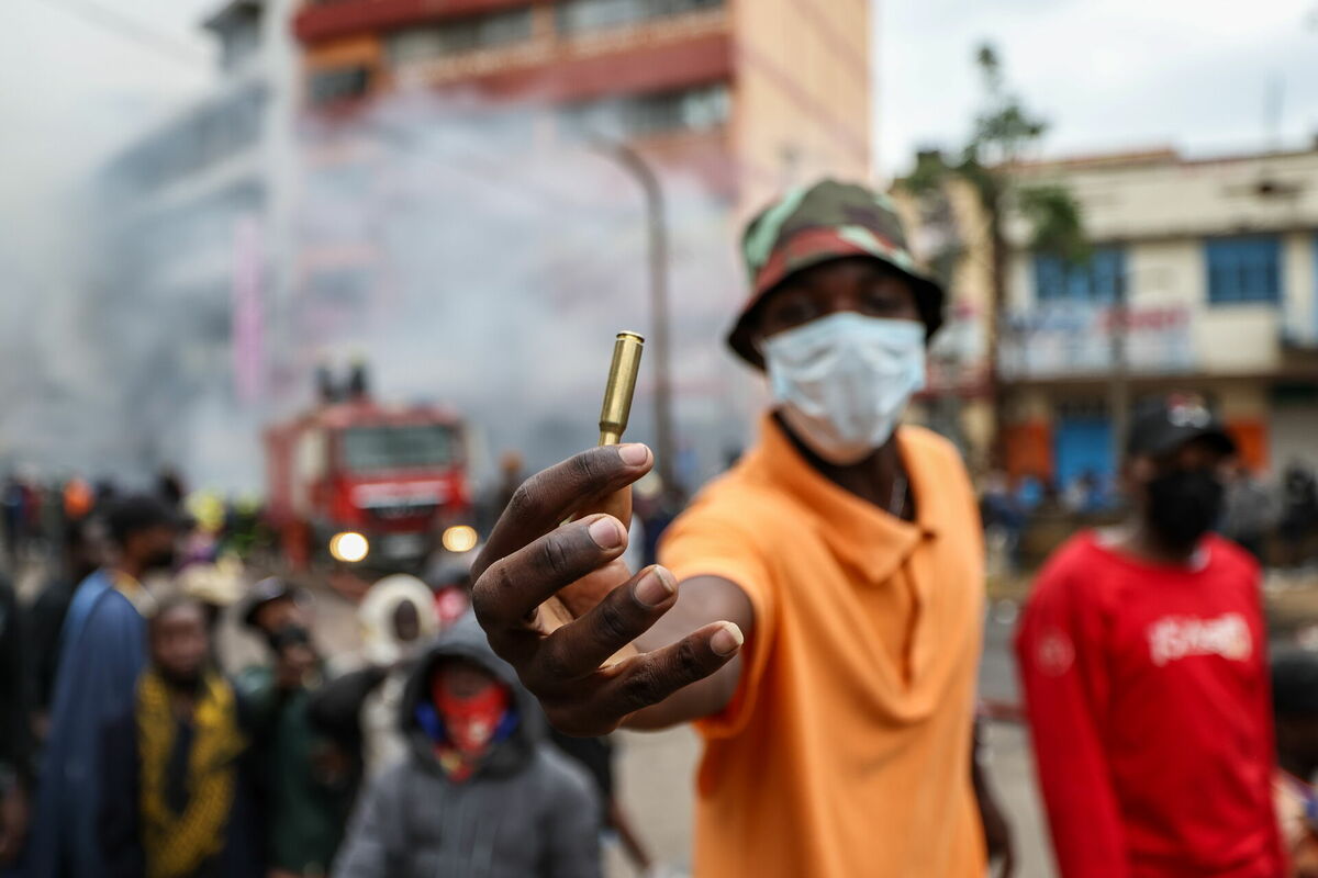 Protesti Kenijā. Foto: EPA/DANIEL IRUNGU/Scanpix