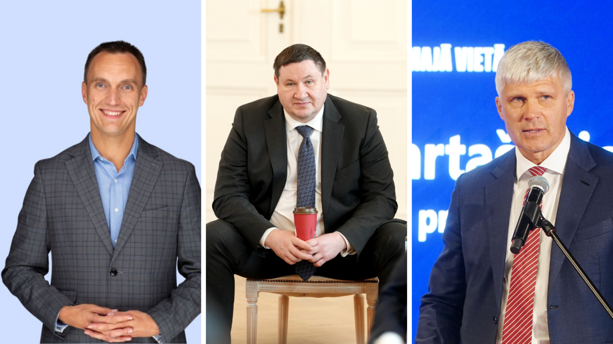 Ansis Bērziņš, Egils Helmanis, Aleksandrs Bartaševičs. Foto: LETA/Publicitātes attēls