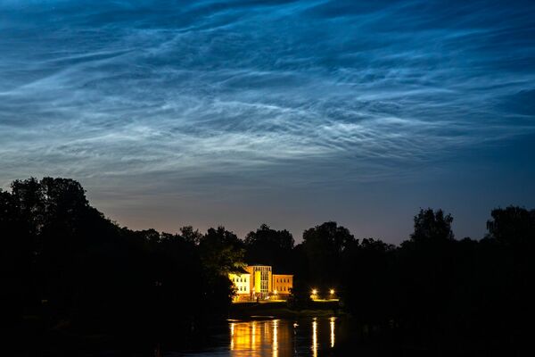 Sudrabainie mākoņi. Foto: Aivis Limbēns