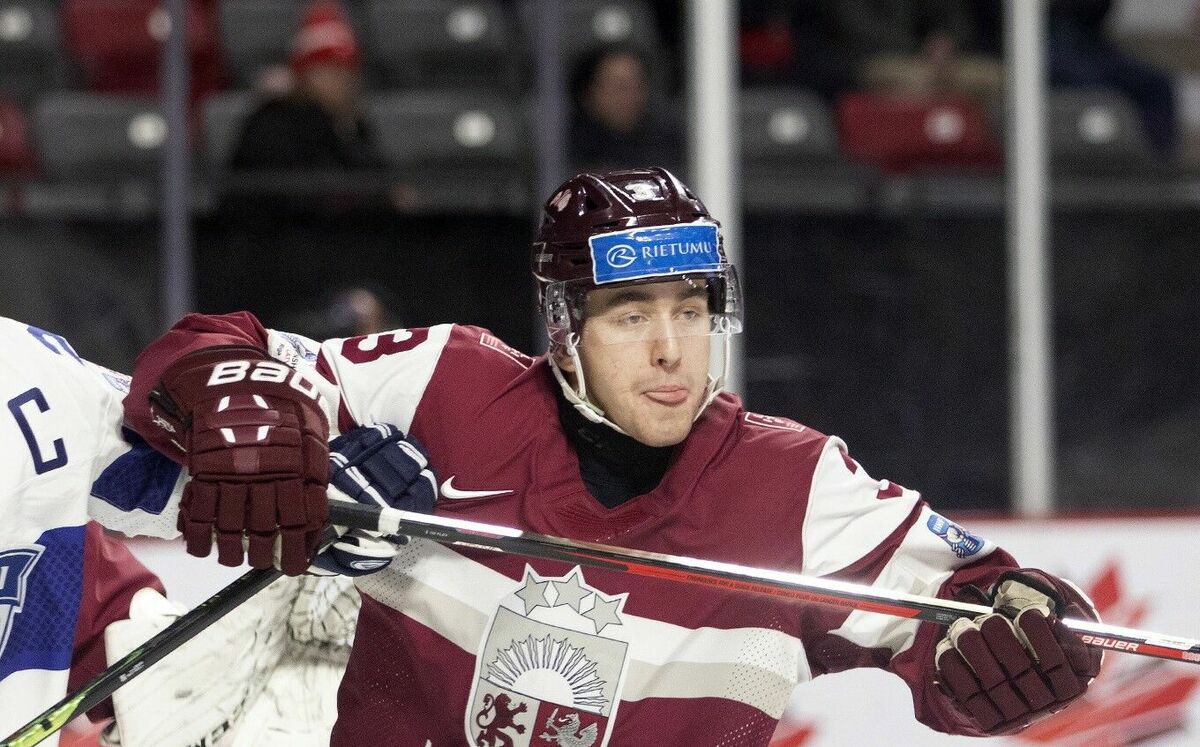 Rihards Simanovičs. Foto: Ron Ward/The Canadian Press/Scanpix