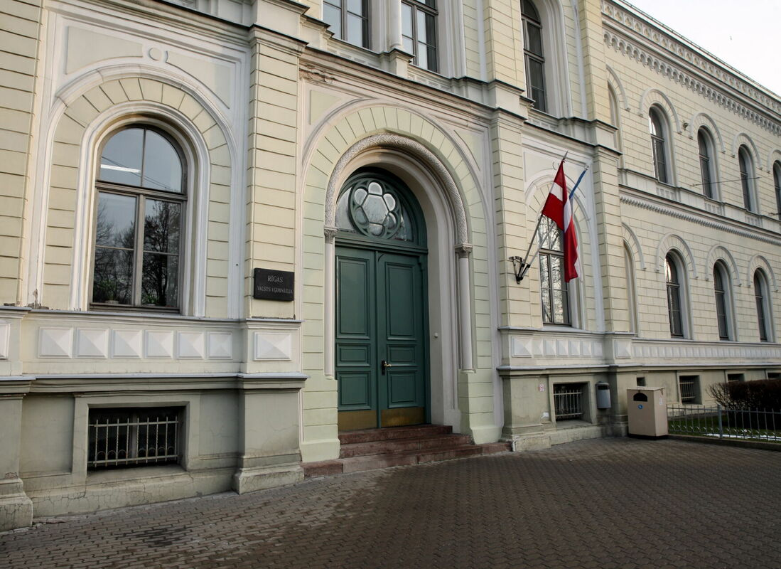 Rīgas Valsts 1. ģimnāzija. Foto: Ieva Čīka/LETA