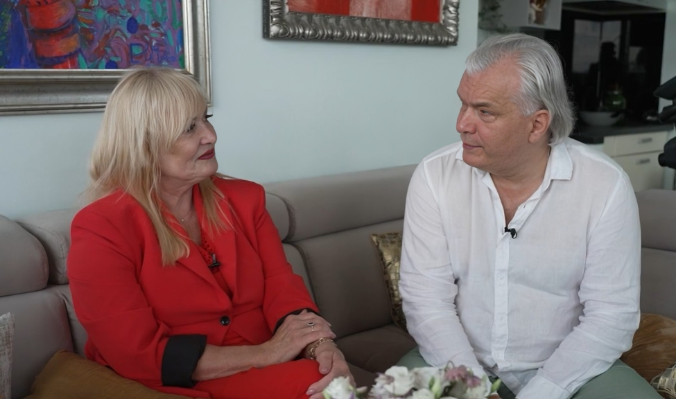 Foto: Ekrānuzņēmums no raidījuma "Slavenības. Bez filtra"