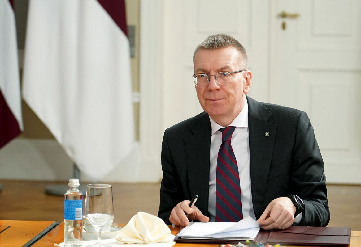 Valsts prezidents Edgars Rinkēvičs. Foto: Zane Bitere/LETA