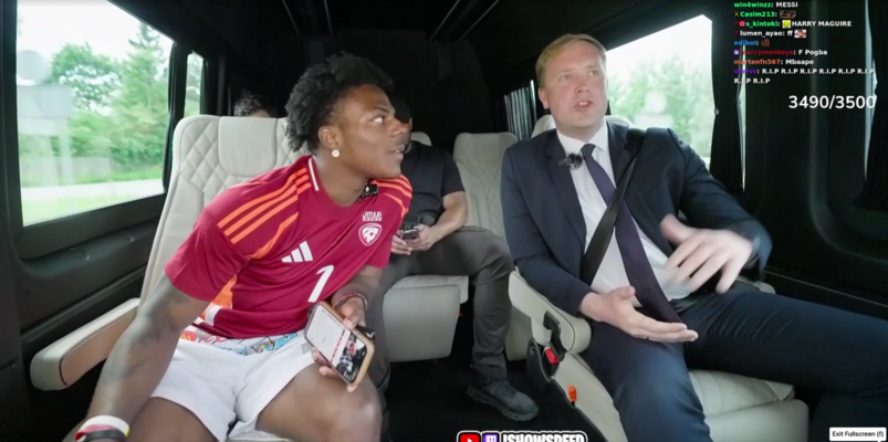 Foto: Ekrānuzņēmums/Twitch/IShowSpeed