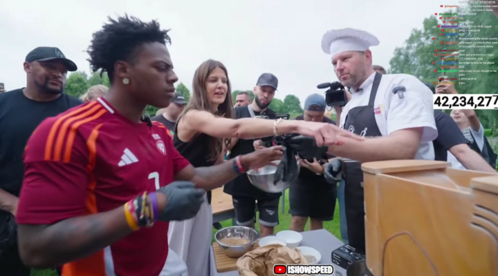 Foto: Ekrānuzņēmums/Youtube/IShowSpeed