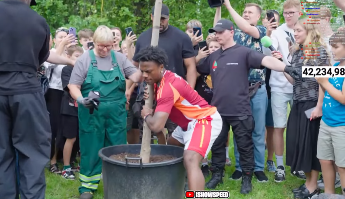 Foto: Ekrānuzņēmums/Youtube/IShowSpeed