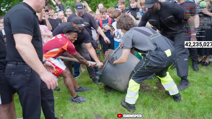 Foto: Ekrānuzņēmums/Youtube/IShowSpeed