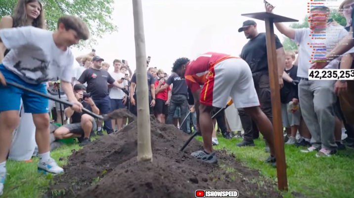 Foto: Ekrānuzņēmums/Youtube/IShowSpeed