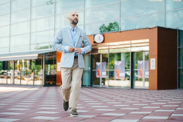 Business casual. Foto: Roberts Blaubuks