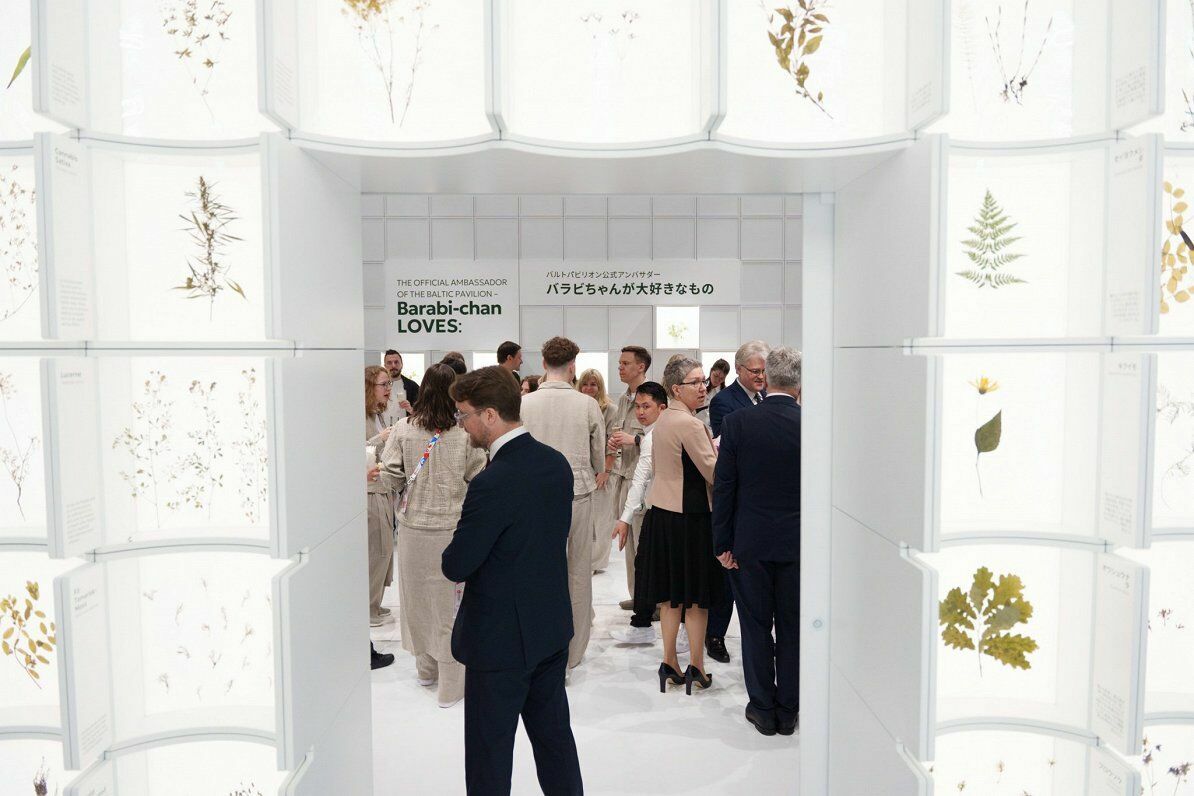 Baltijas paviljons "Expo Japānā" Publicitātes attēls