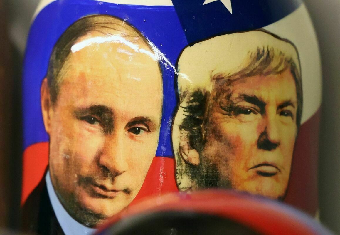 Vladimirs Putins un Donalds Tramps. Foto: EPA/MAXIM SHIPENKOV