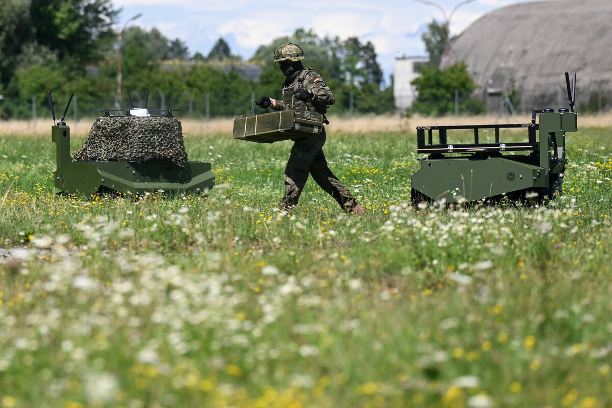 Vācu karavīrs. Foto: REUTERS/Angelika Warmuth/Scanpix