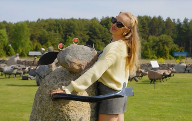 Foto: Ekrānuzņēmums no raidījuma "Atrasts Baltijā"