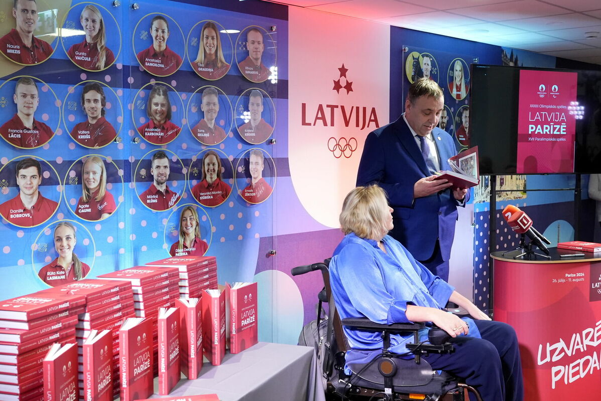 Latvijas Paralimpiskās komitejas prezidente Daiga Dadzīte. Foto: Evija Trifanova