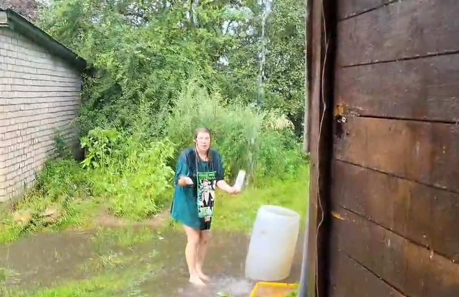 Foto: Ekrānuzņēmums no raidījuma "Slavenības brīvsolī"