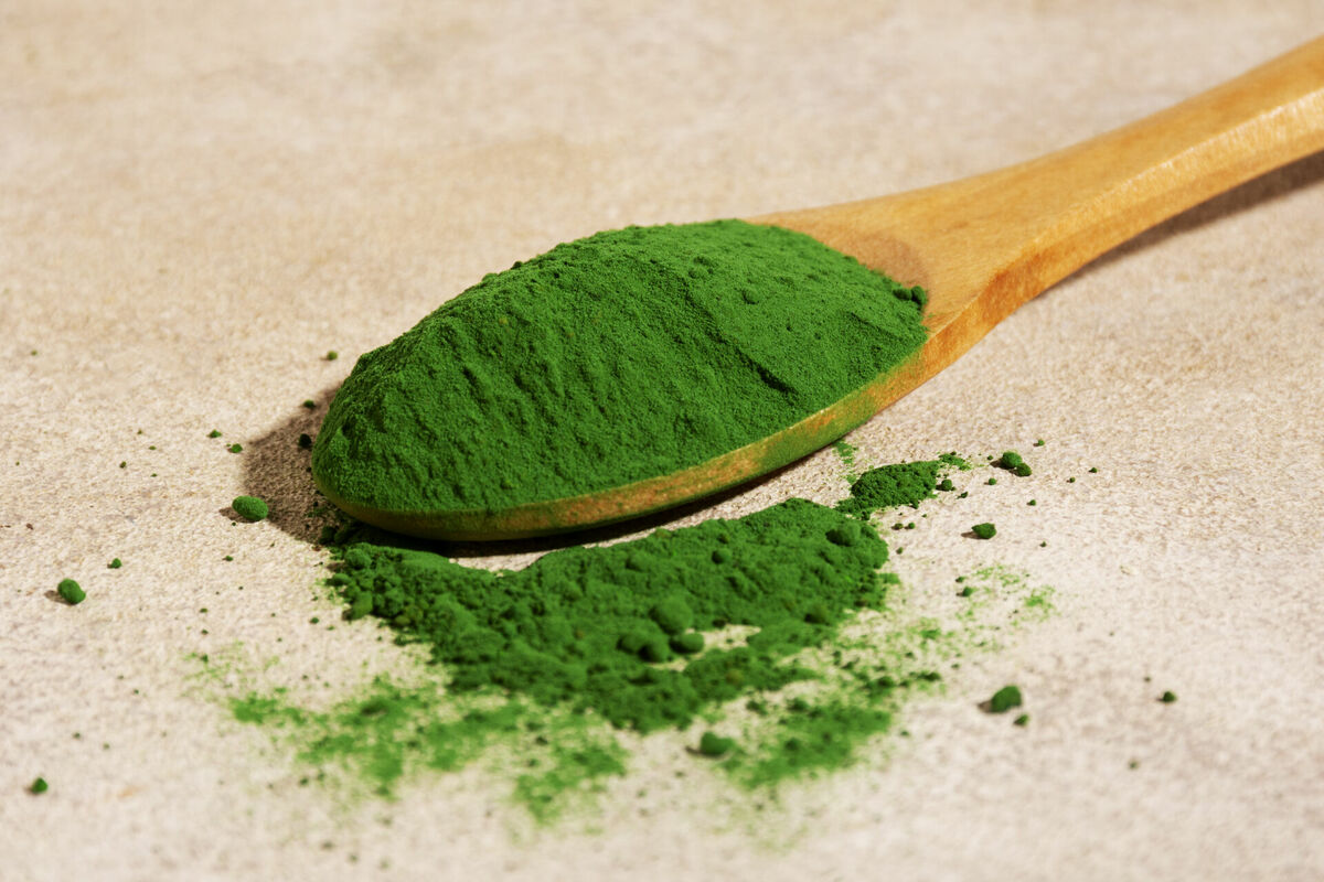 Spirulīnas pulveris. Foto: Freepik