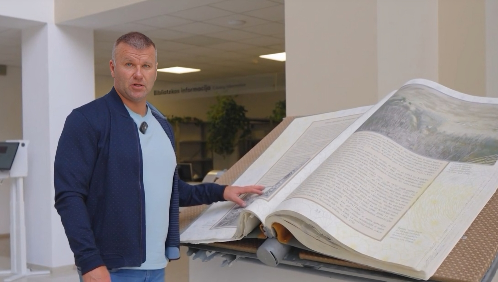 Foto: Ekrānuzņēmums no raidījuma "Atrasts Baltijā"