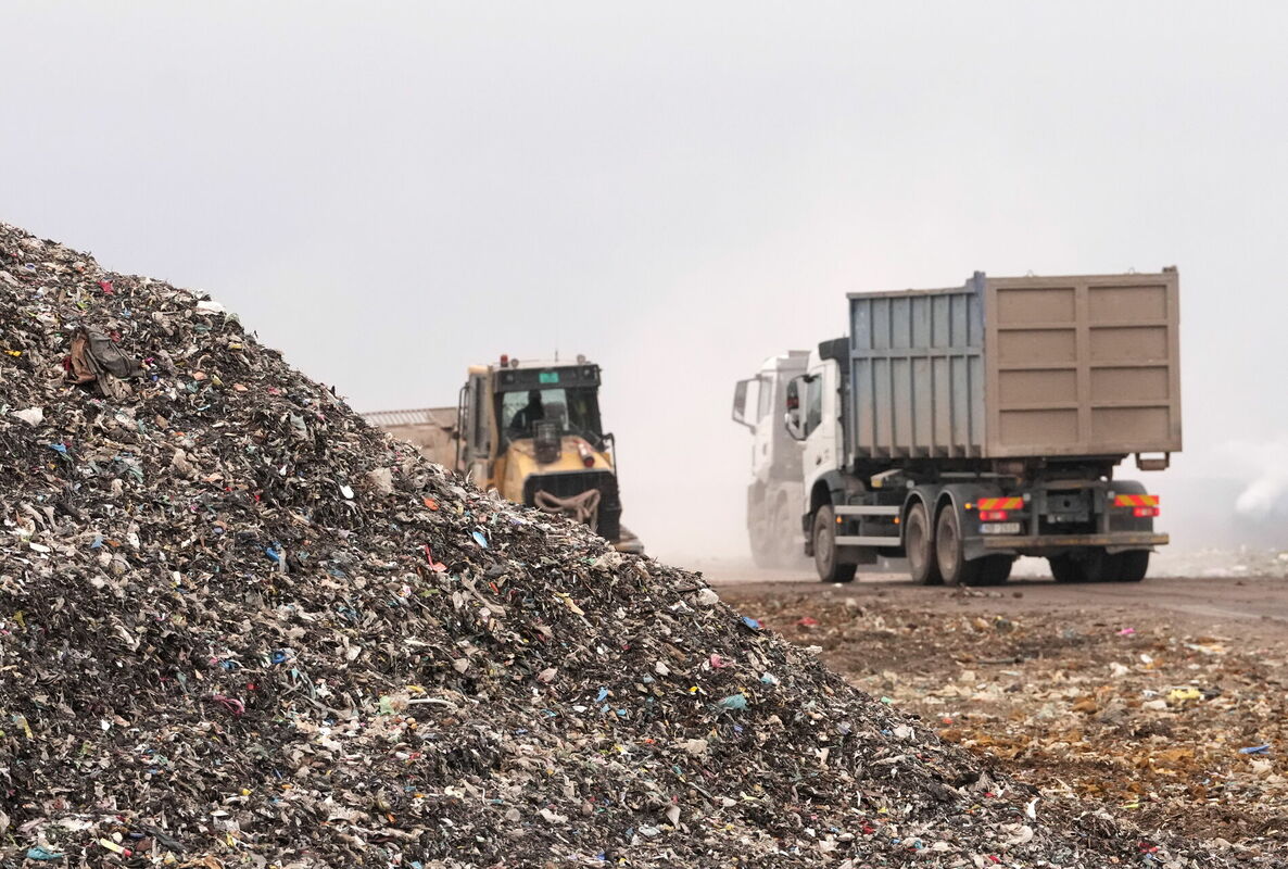 Atkritumu poligons "Getliņi". Foto: Edijs Pālens/LETA
