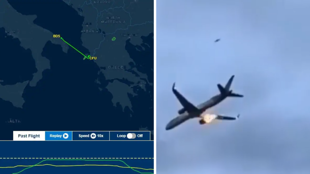 乗客はすでに親relativeに別れを告げていました…Düsseldorfに向かう途中、飛行機に発火しました