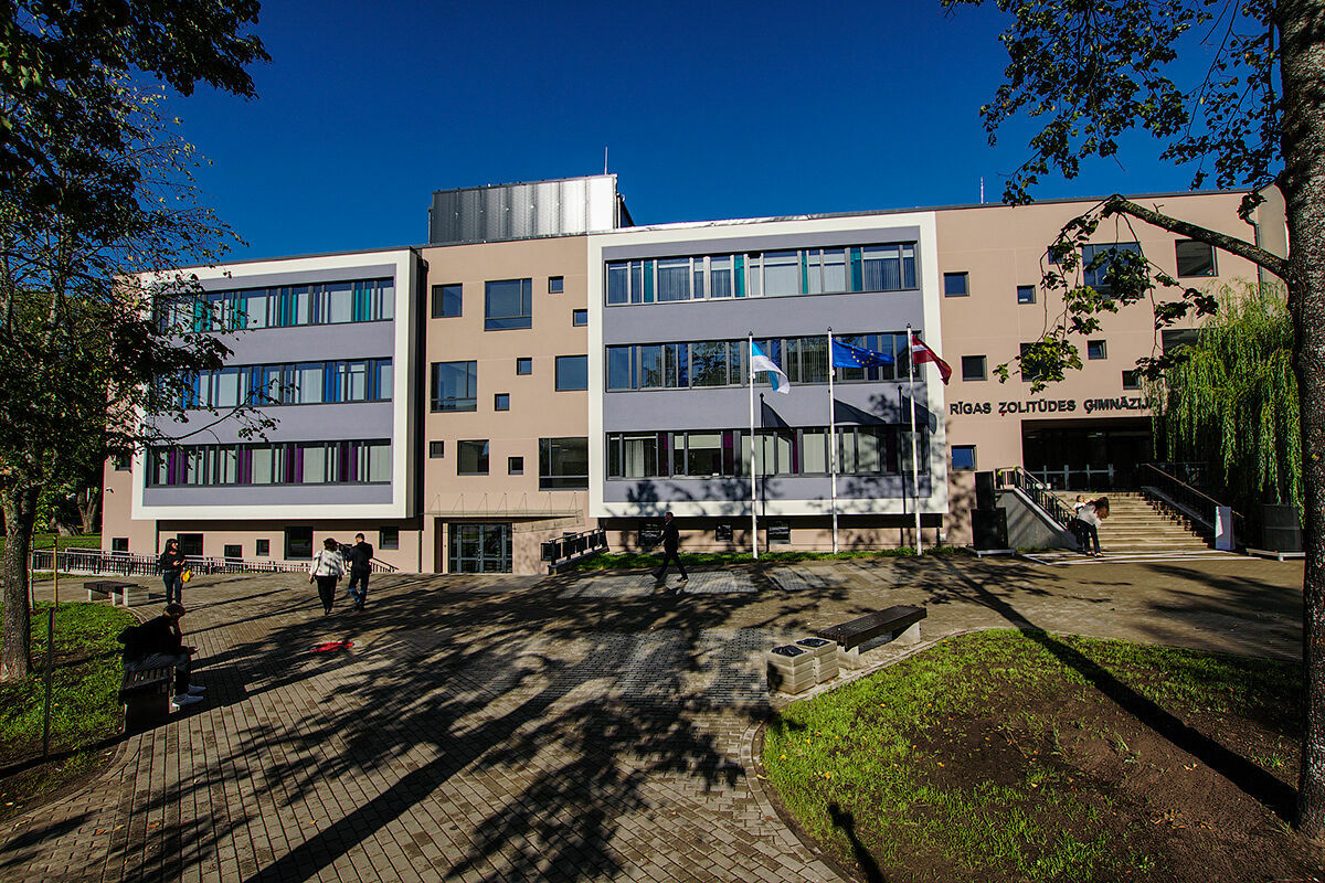 Zolitūdes ģimnāzija. Foto: Publicitātes attēls