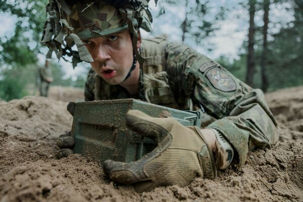 Berešu maršs. Foto: Latvijas Nacionālā aizsardzības akadēmija
