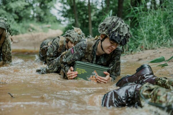 Berešu maršs. Foto: Latvijas Nacionālā aizsardzības akadēmija