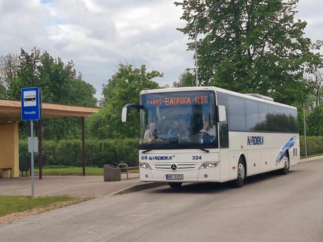 Autobuss. Foto: Bauskas Dzīve