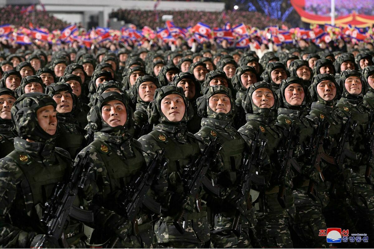Ziemeļkorejas karavīri. Foto: scanpix/KCNA VIA KNS / AFP