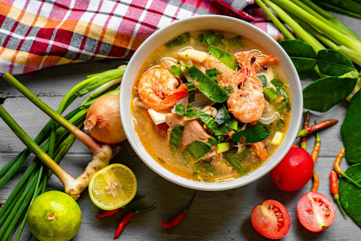 Foto: ธันยกร ไกรสร Tom Yum zupas receptes, Pexels.com