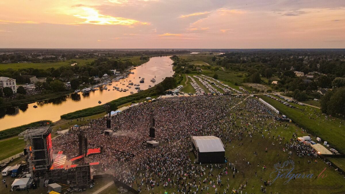 Prāta Vētras koncerts Jelgavā. Foto: www.Jelgava.lv