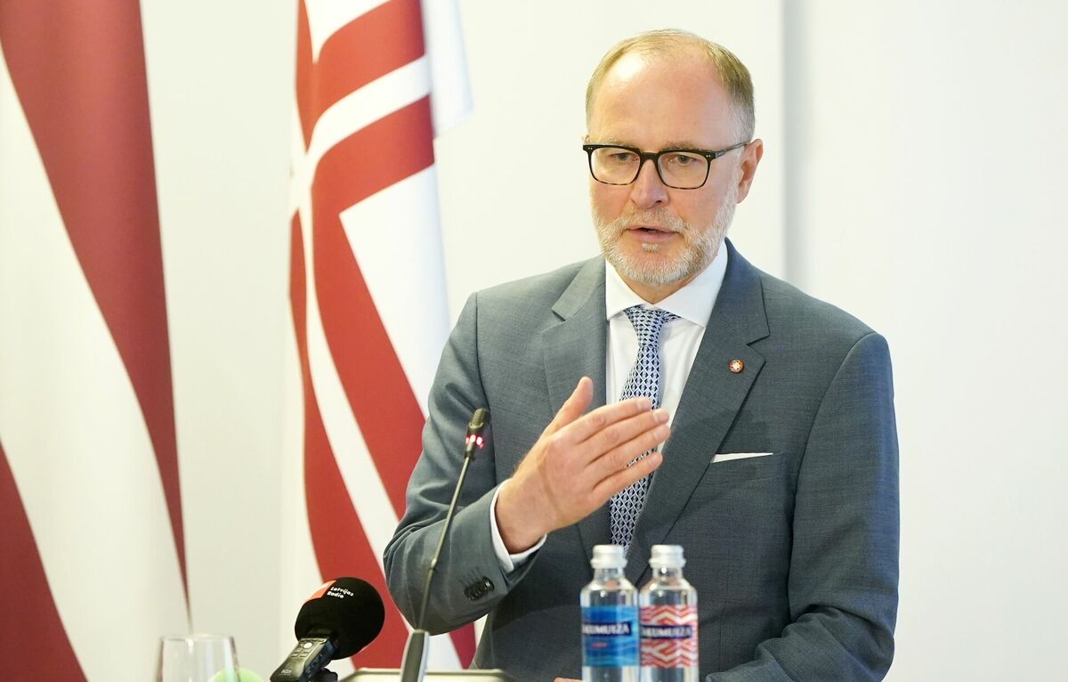 Aizsardzības ministrs Andris Sprūds. Foto: Paula Čurkste/LETA