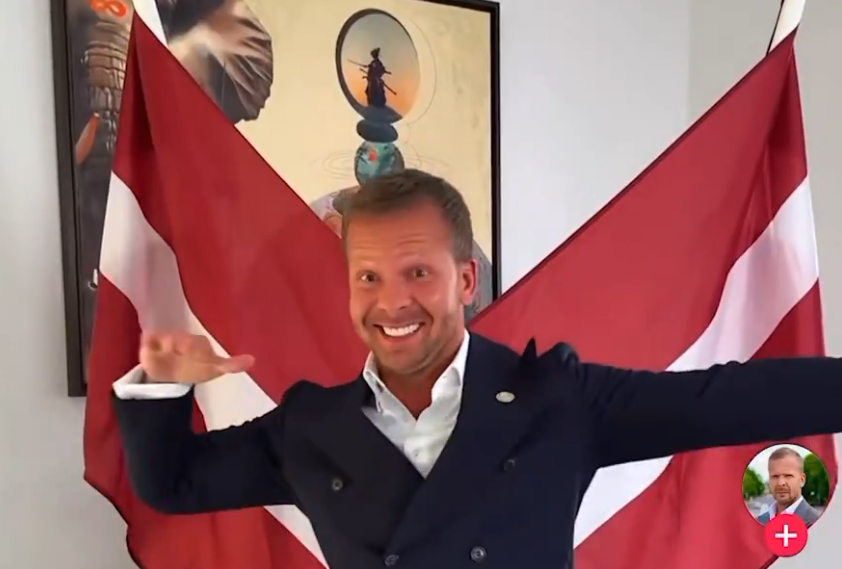 Foto: Ekrānšāviņš no "TikTok"