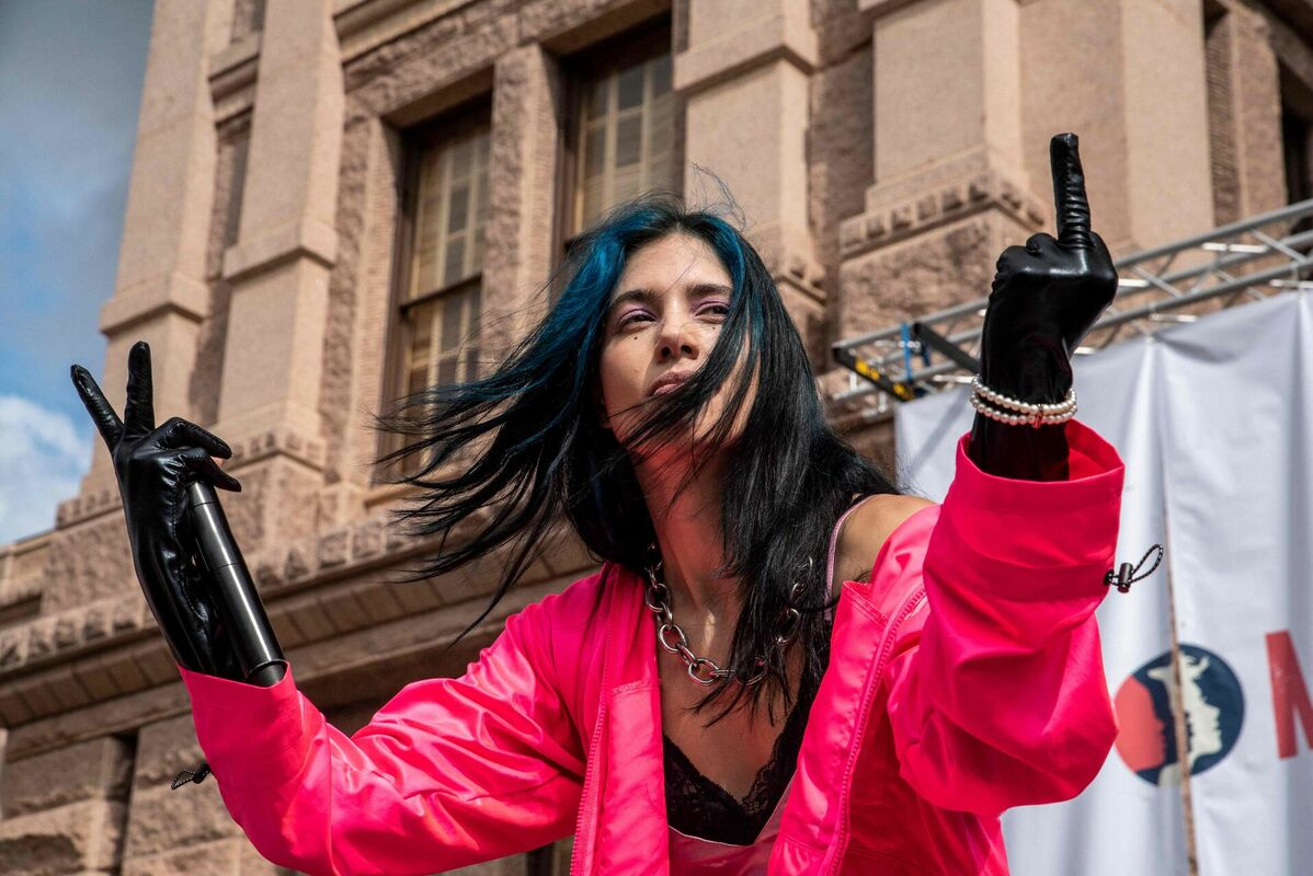 "Pussy Riot" dalībniece Nadežda Tolokoņņikova. Foto: AFP/Scanpix
