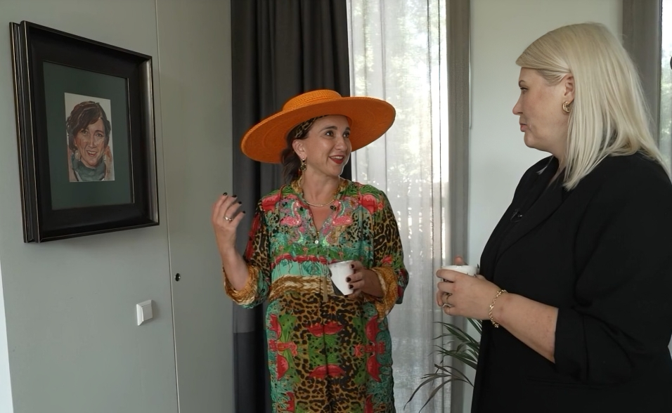 Foto: Ekrānuzņēms no raidījuma "Slavenības. Bez filtra" 