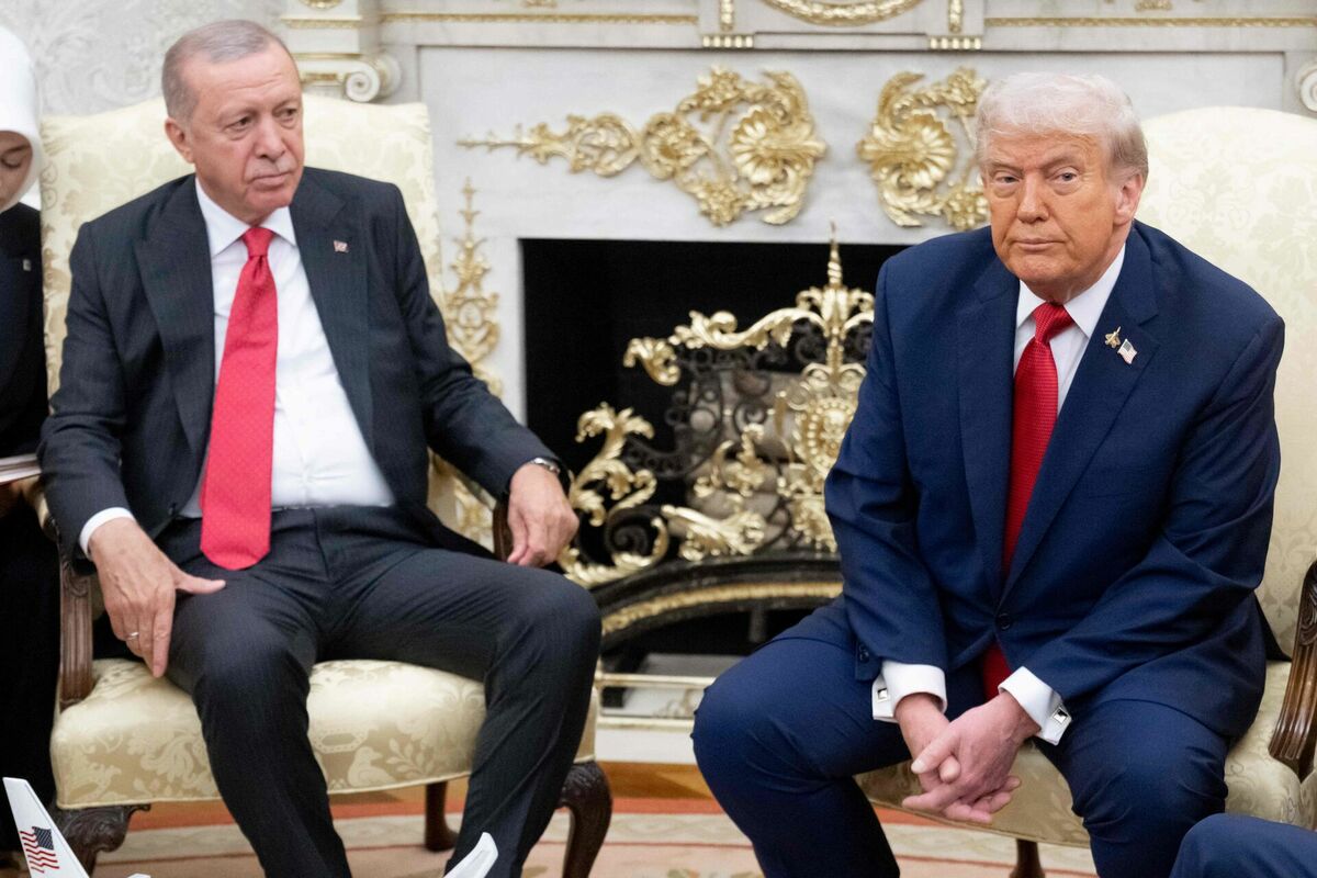 Turcijas un ASV prezidenti. Foto: SAUL LOEB / AFP / Scanpix