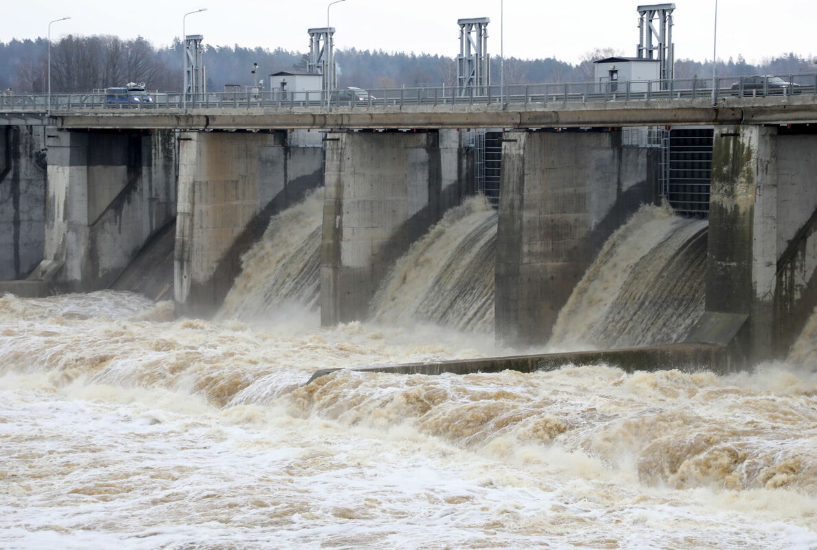 AS "Latvenergo" Ķeguma HES. Foto: Evija Trifanova/LETA