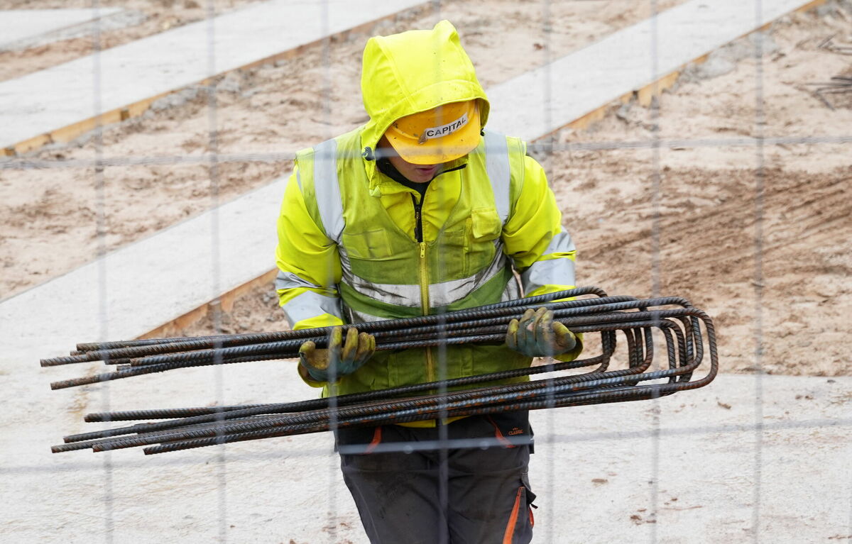 Būvdarbi. Foto: Evija Trifanova/LETA