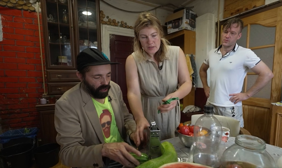 Foto: Ekrānuzņēmums no raidījuma "Slavenības. Bez filtra"