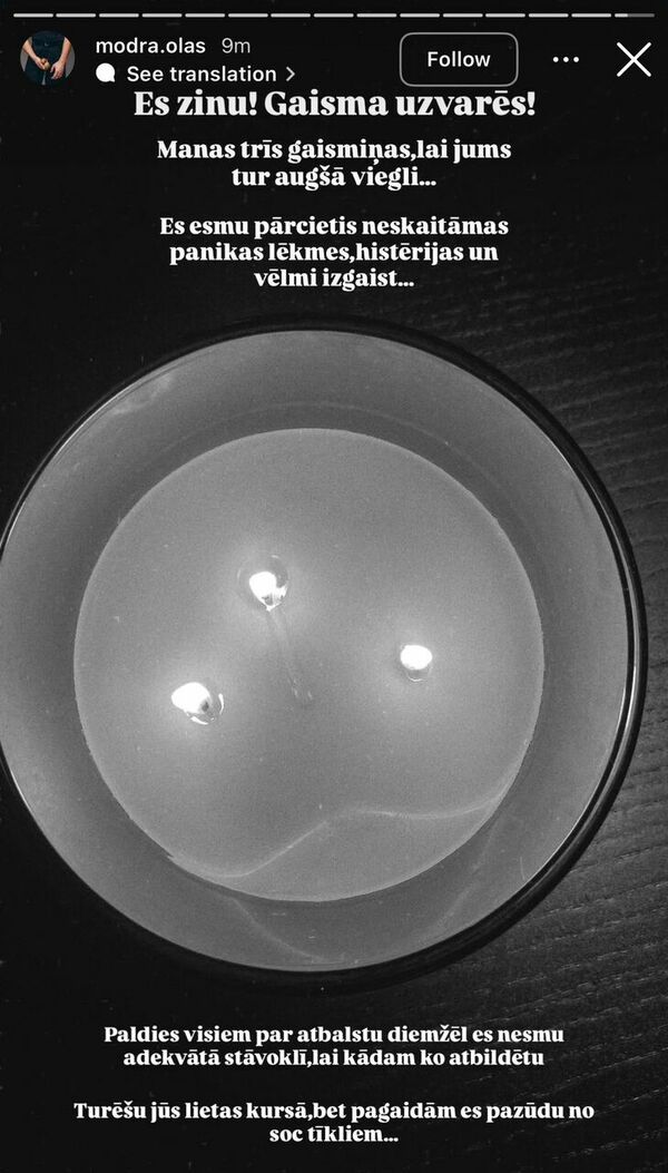 Foto: @modra.olas/Instagram