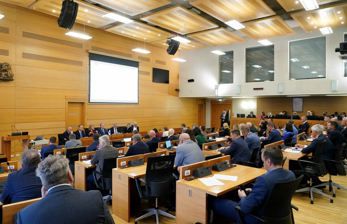 Rīgas domes sēde. Foto: Paula Čurkste/LETA