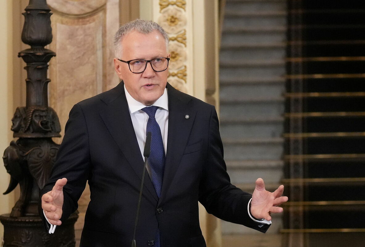 Finanšu ministrs Arvils Ašeradens. Foto: Evija Trifanova/LETA