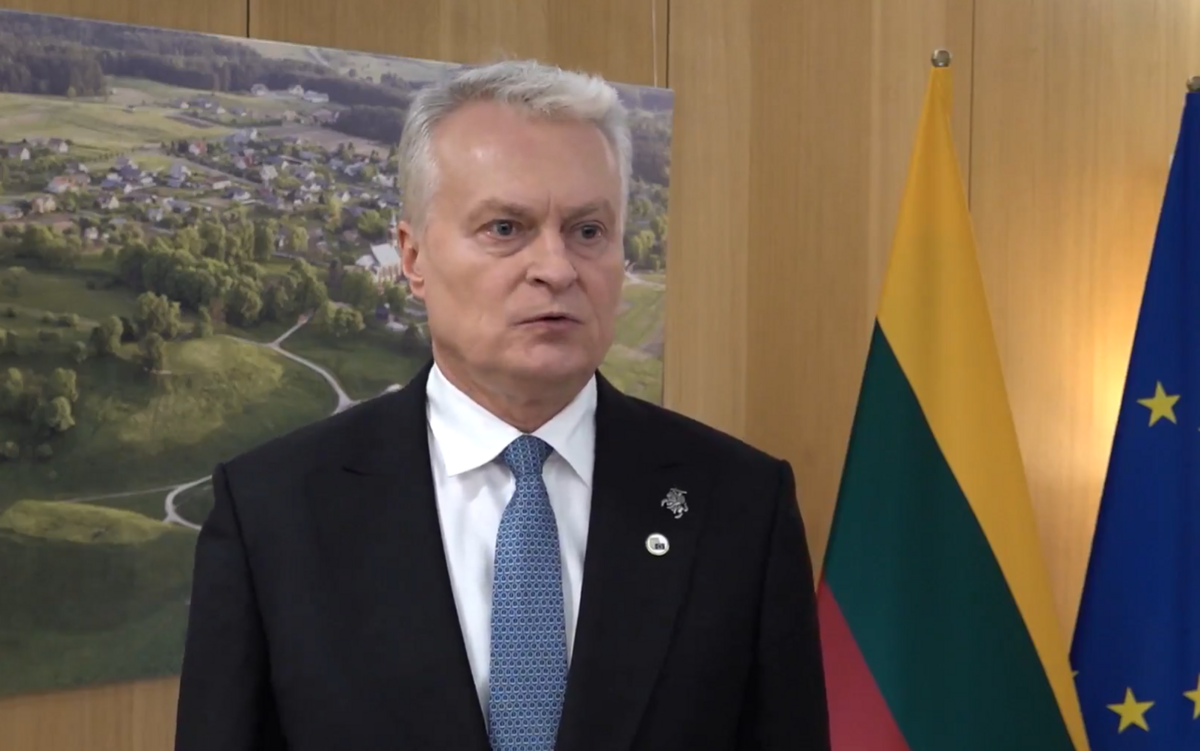 Gitans Nausēda. Foto: Ekrānuzņēmums no video