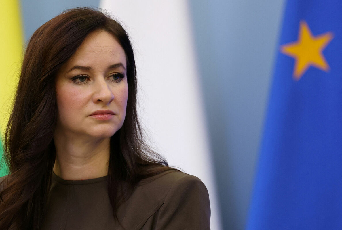 Inga Ruģiniene. Foto: REUTERS/Kacper Pempel/Scanpix