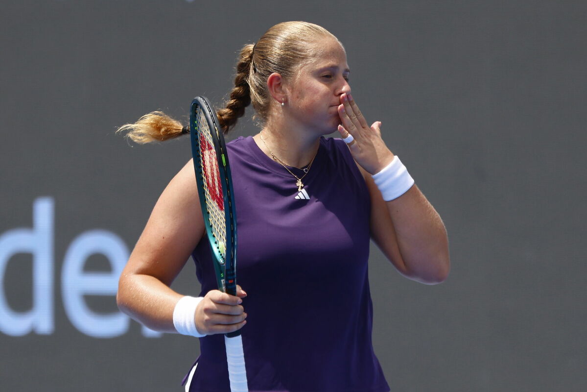 Aļona Ostapenko. Foto: EPA/Francisco Guasco/Scanpix