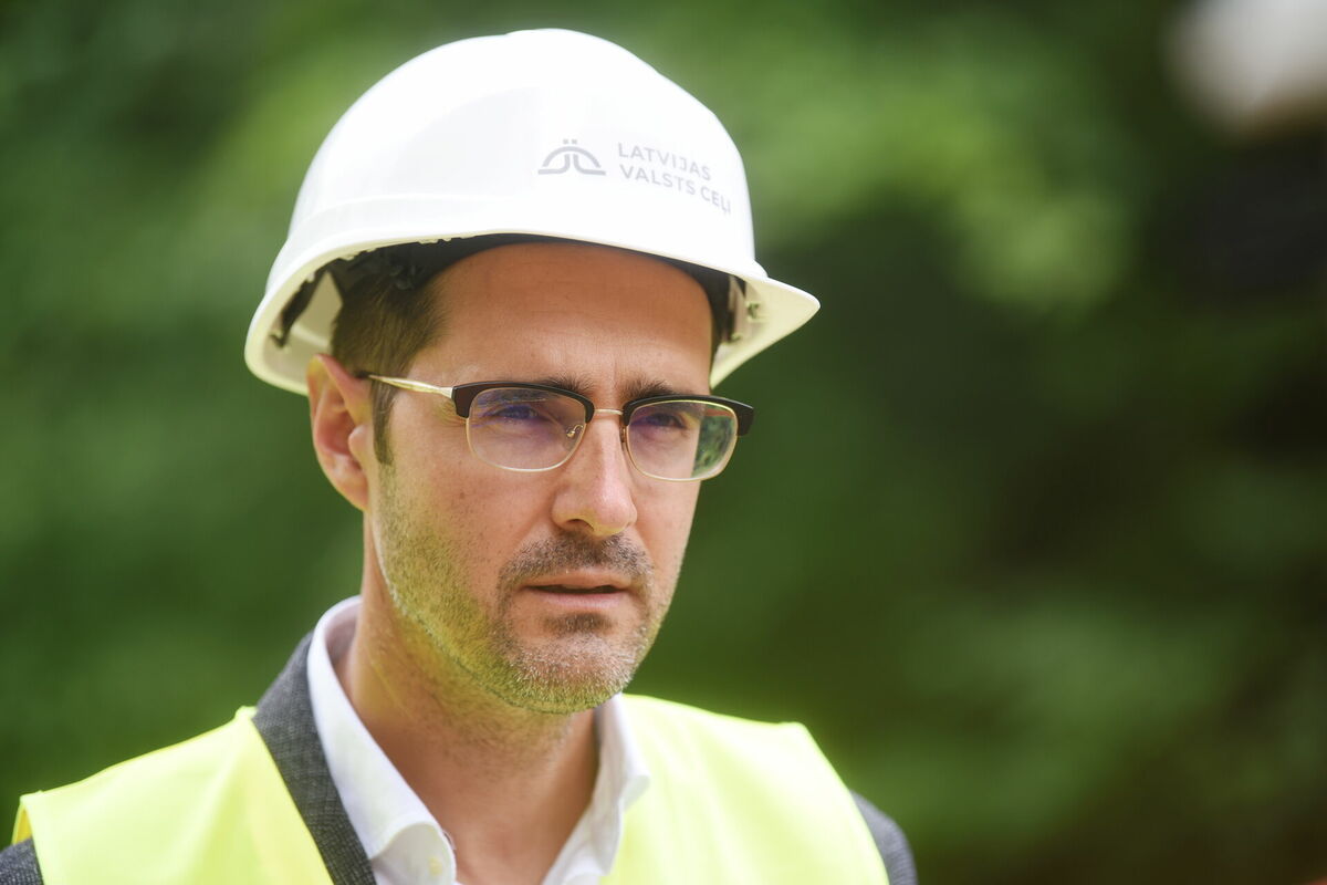 VSIA "Latvijas Valsts ceļi" valdes priekšsēdētājs Mārtiņš Lazdovskis. Foto: LETA
