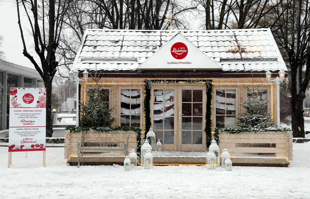 "Laimas" labdarības namiņš. Foto: LETA